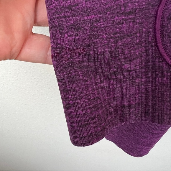 Lululemon Run Swiftly Tech Long Sleeve Purple Heather - Picture 4 of 6